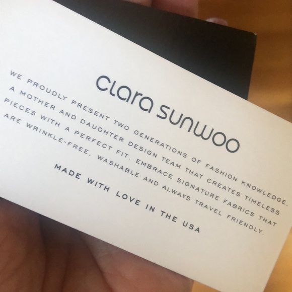 Clara Sun Woo large black knit pull on midi skirt NWT - Picture 4 of 7